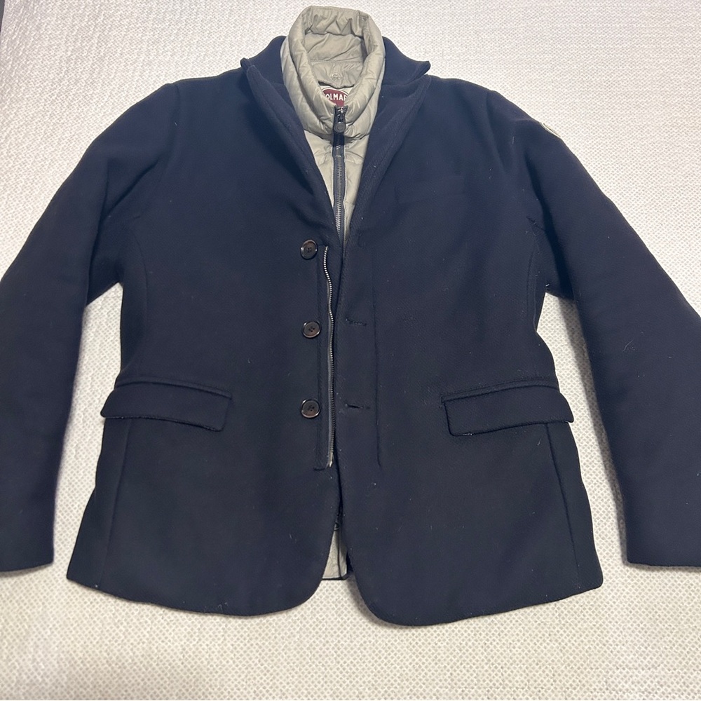 Colmar navy blue wool blend jacket coat